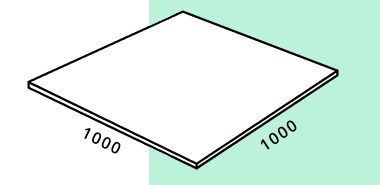 Квадратная форма 1000 на 1000