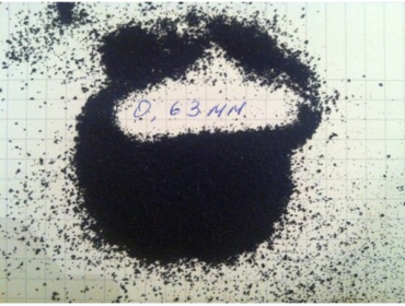 резиновая крошка фракция 0,63 мм