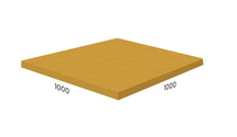 Rubblex Standart 1000x1000x40 мм резиновое покрытие, желтое