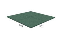 Rubblex Active 500x500x45 мм резиновое покрытие, зеленое